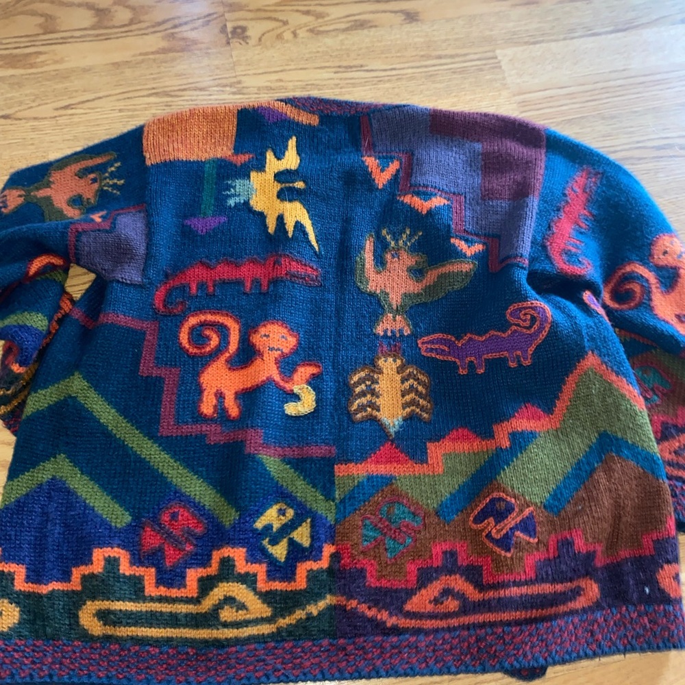 Peruvian Connection Multicolor Patterned Women's … - image 4